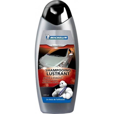 Michelin Expert Shampooing Lustrant Nettoie et Dégraisse Peintures Vernies Métallisées Nacrées 400ml