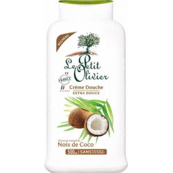 Le Petit Olivier Crème de Douche Extra Douce à l’Extrait Naturel de Noix de Coco 500ml