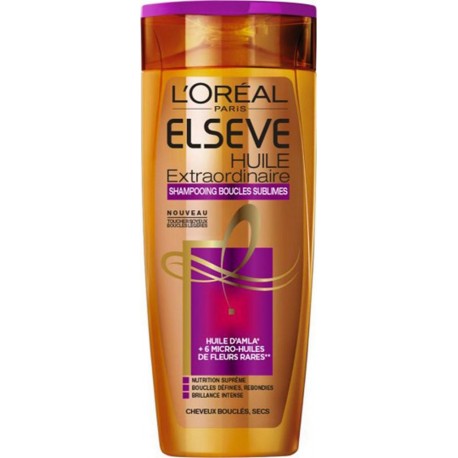 L'Oréal Elseve Huile Extraordinaire Shampooing Boucles Sublimes Cheveux Bouclés Secs 250ml
