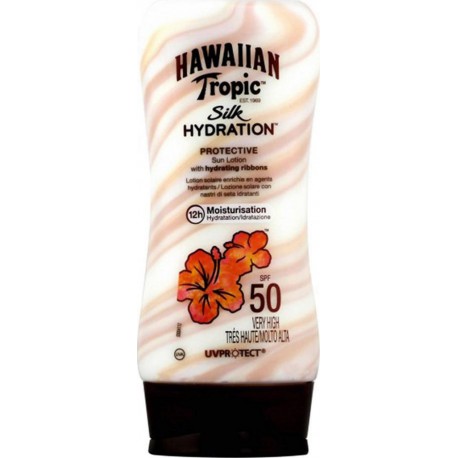 Hawaiian Tropic Silk Hydratation SPF 50 Protective Sun Lotion 180ml