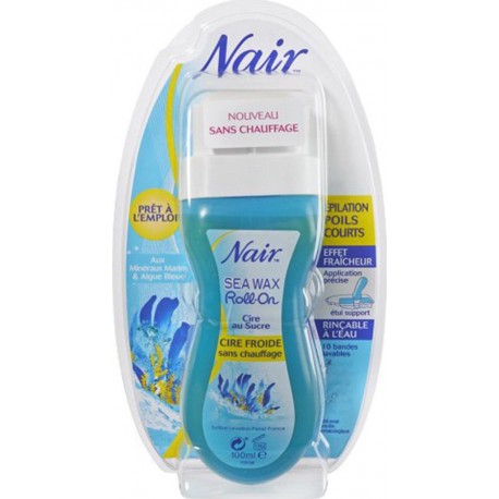 Nair Roll-On Cire Froide Sans Chauffage au Sucre 100ml