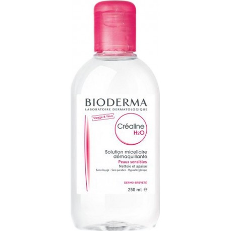 BIODERMA Créaline H2O Solution Micellaire Démaquillante Peaux Sensibles 250ml