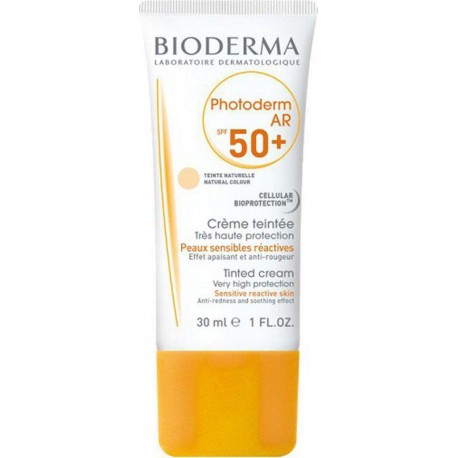 BIODERMA Photoderm AR SPF 50 + Crème Teintée Très Haute Protection Peaux Sensibles Réactives 40ml
