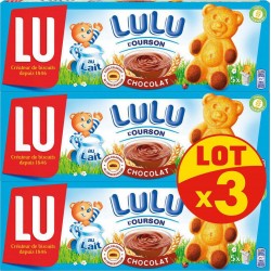 LULU L'OURSON Gâteaux chocolat 150g