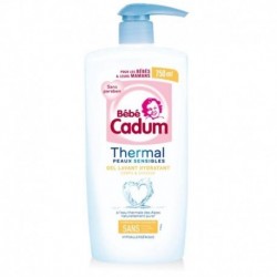 Cadum Bébé Thermal Peaux Sensibles 750ml (lot de 3)