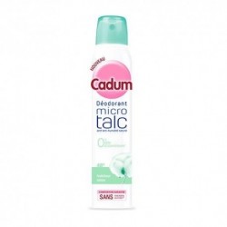 Cadum Déodorant Atomiseur Micro Talc Fraîcheur Coton 200ml (lot de 3)