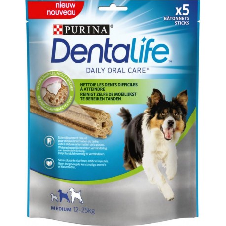 DENTALIFE Medium 12-25Kg x5 115g (lot de 7 soit 35 sticks)