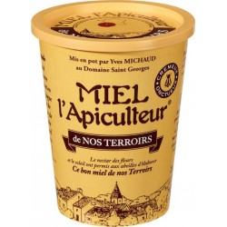 Miel l’Apiculteur de Nos Terroirs Crémeux Onctueux 500g (lot de 4)