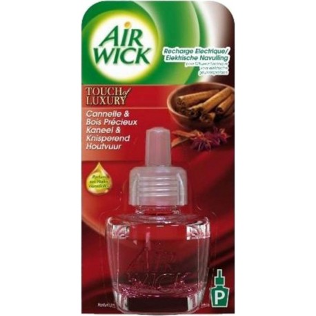 Air Wick Recharge Électrique Touch of Luxury Cannelle & Bois Précieux 19ml (lot de 4)