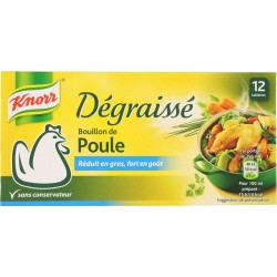 Knorr Bouillon de Poule Dégraissé par 12 Tablettes 120g (lot de 6)