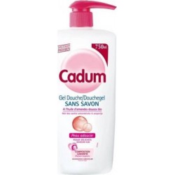 Cadum Gel Douche Sans Savon Huile d’Amandes Douces Bio 750ml (lot de 3)