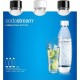 Sodastream Bouteilles de Gazéification Plastique Noire et Blanche 3x1L 3000098