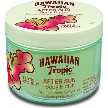Hawaiian Tropic After Sun Body Butter Exotic Coconut 200ml (lot de 2) pot 200ml