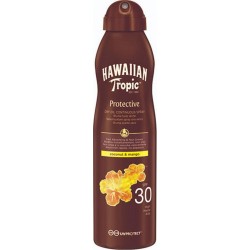 Hawaiian Tropic Protective Dry Oil SPF 30 Coconut & Mango 180ml (lot de 2) bombe 180ml