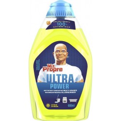 Mr Propre Nettoyant Concentré Multi-Usages Ultra Power Citron 600ml (lot de 6)