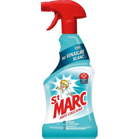 St Marc Pistolet Anti Calcaire au Vinaigre Blanc Parfum Frais 500ml (lot de 6)