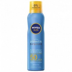 Nivea Sun Spray Protect Et Bronze Activateur de Bronzage FPS50 200ml (lot de 2)