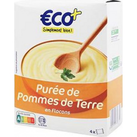 Purée de pommes de terre Eco+ Déshydratée 4x125g 500g