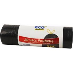 Sacs poubelle coulissants Eco+ 30L x20