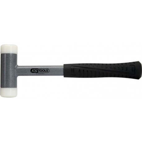 KS Tools Maillet à embouts plastiques anti rebonds, manche acier, L, 295mm, Ø 35mm 140.5272