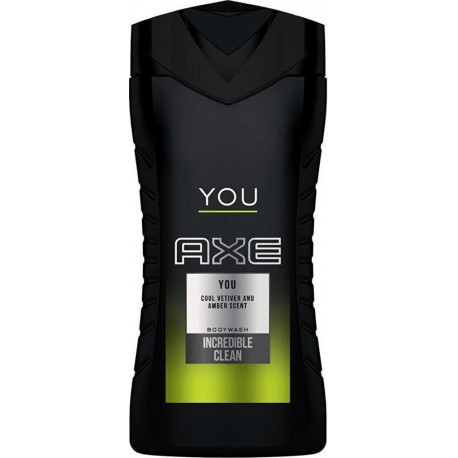 AXE Gel Douche Homme YOU 12h Parfum Frais Incredible Clean 250ml