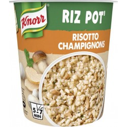 Knorr Riz Pot’ Risotto Champignons 75g (lot de 4)