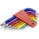 PB Swiss Tools Jeu de clés mâles coudées 6 pans, avec tête sphérique revêtement par poudre, Nombre de tournevis: 9 212.H-10RB