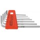 PB Swiss Tools Jeu de clés mâles coudées 6 pans chromées, Nombre de tournevis: 7 210.H-4