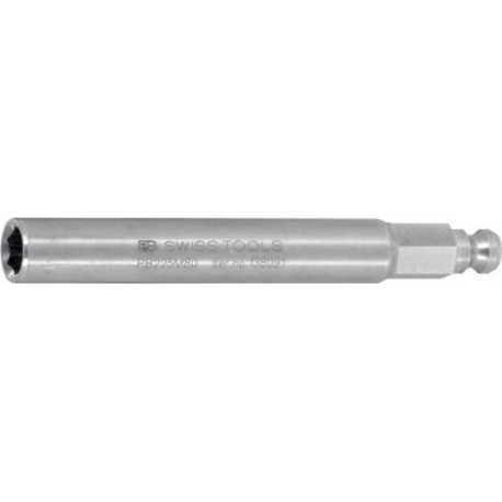 PB Swiss Tools Lame 8 mm, avec aimant et porte-embouts 1/4 pouce, Longueur totale: 50 mm 225.M-50